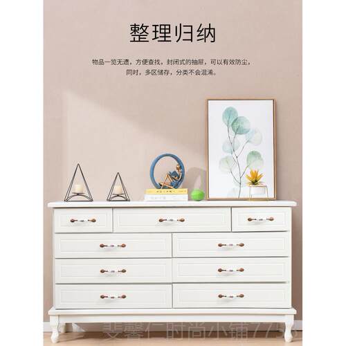 新品柜收纳柜柜实木储物斗经济型客厅五斗橱特抽价屉式矮柜卧室五