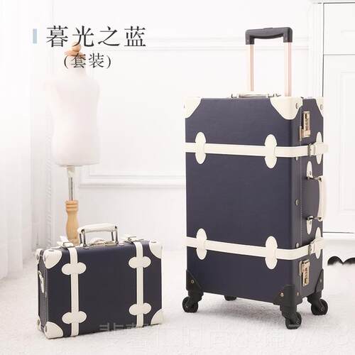 新品unw0alker韩版复古行李箱女小新学i生旅行箱24拉杆箱2清寸拉