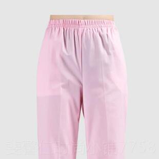 新品护士裤子白色松女紧腰西医生裤子院修身医实习生工作服当裤季