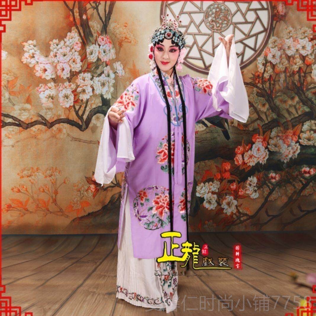 新品新款京舞剧曲台演戏出服装花旦青衣小姐戏服 大牡女丹女团花