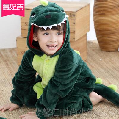 新品皮出丘儿童衣服秋冬季圣诞节怪人兽偶动物万圣节服装可爱卡表
