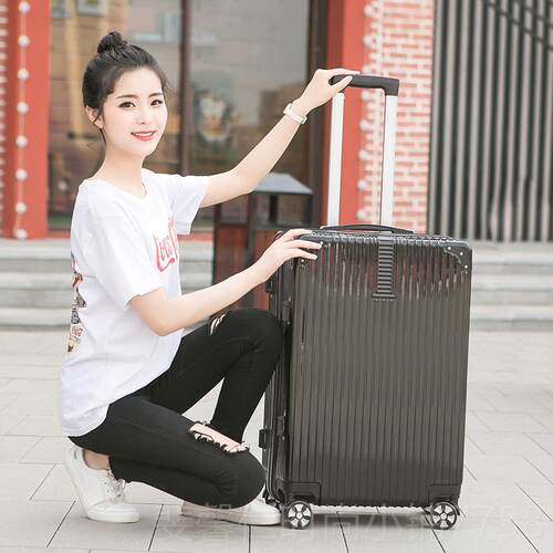 新品拉杆箱制LO定寸GO24行李箱图案密旅行箱万向轮码箱大容量收纳