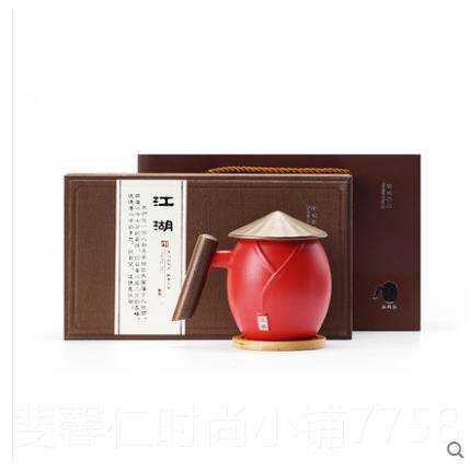 新品制中教师节礼物套装陶秋瓷杯送客中式户实用纪念品定定制印LO