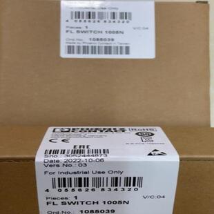 议价菲尼克斯超薄以太网交换机Fl 1005n switch