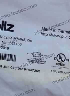 议价Pilz 533150 皮尔磁全新连接线 PSEN cabl