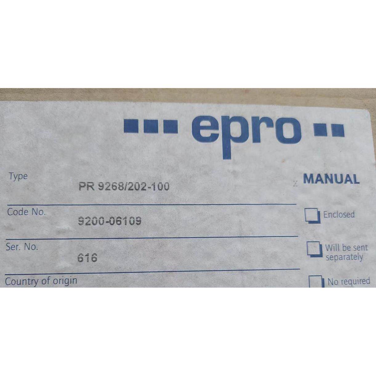 议价EPRO振动传器PR9268/202-100 9200-06109