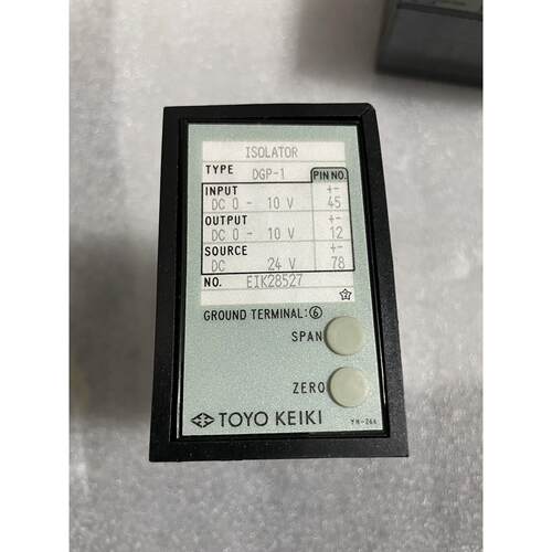 议价TOYO KEIKI DGP-1 DC 0-10V DC24V议价