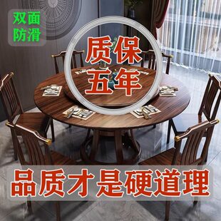 轴承旋转桌子岩转盘家用底座轨道大理石金属实木圆桌转板芯餐桌