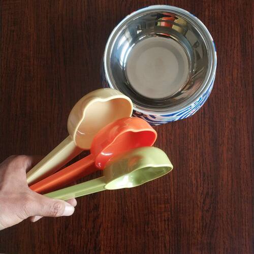 可爱大号塑料粮铲长柄量勺猫狗宠物粮勺家用挖粮喂食勺子