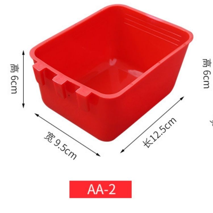 塑料加厚彩色挂杯喂食器鹦鹉食槽鸽子饮水器具小鸟投喂蓄水食盒