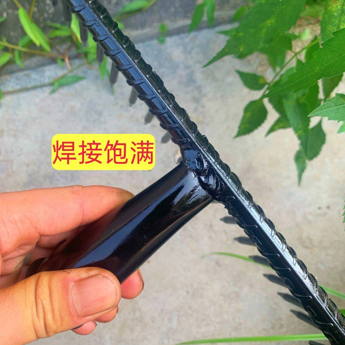 齿耙翻地加厚农用松土加密焊接钉耙园艺耙子赶海手工翻土赶海专用