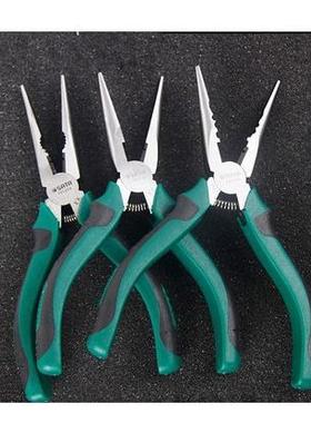 世达工具多功能尖嘴钳子圆腮尖嘴钳70121A 70122A 70123A 70124A