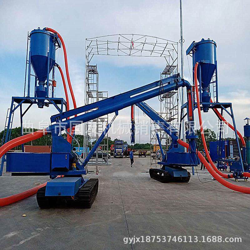 苏州200机械臂库房清库吸灰机圆筒仓水泥装车机抽粉煤灰的设备