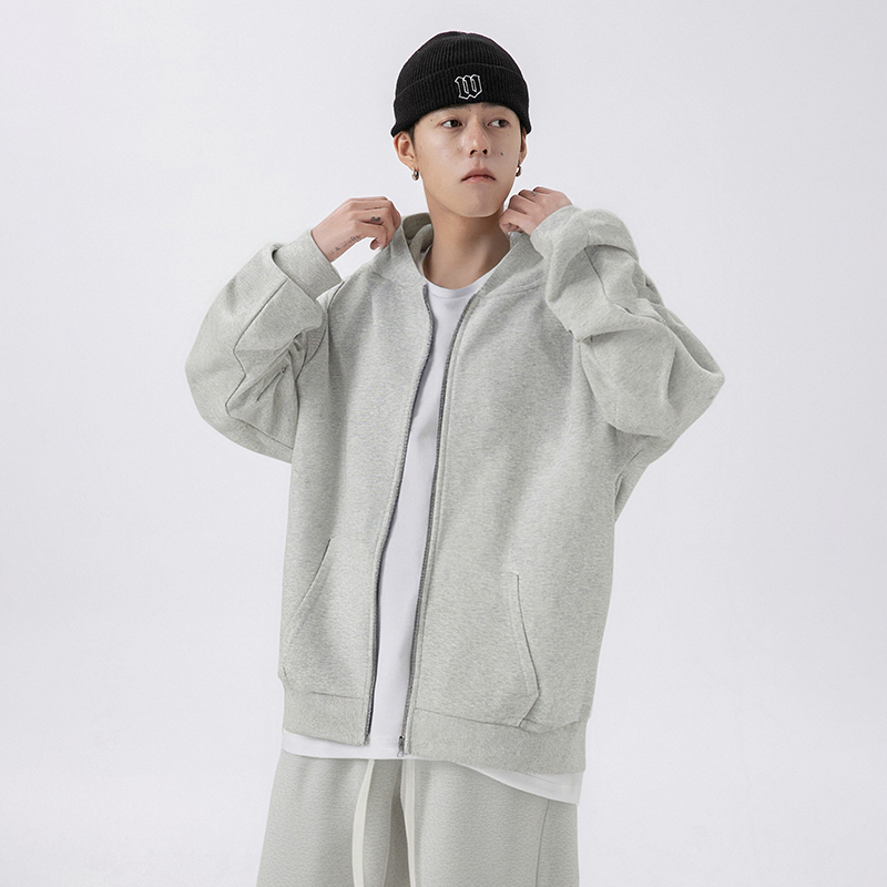 STA开衫连帽卫衣拉链男女款