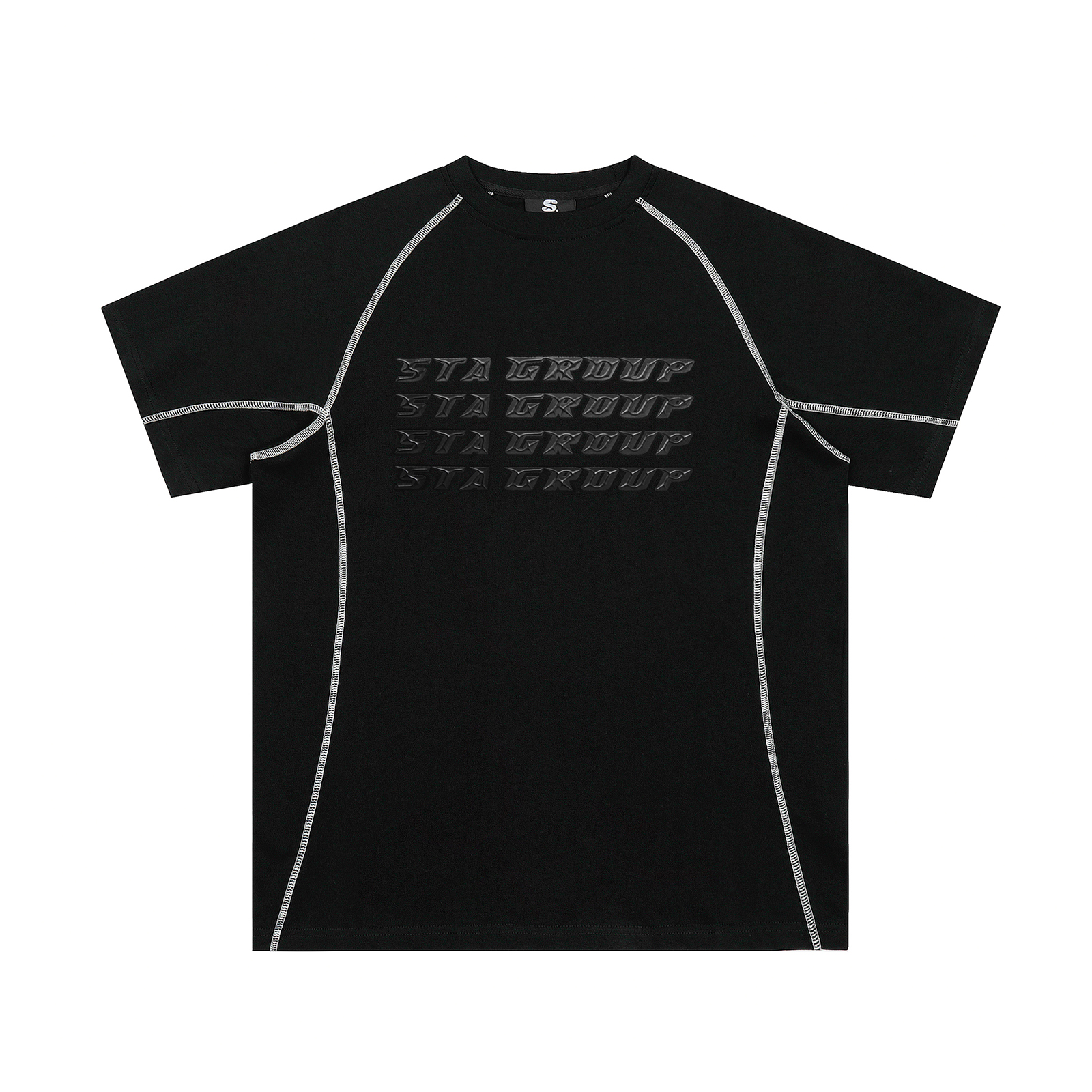 STA美式复古街头字母印花短袖T恤