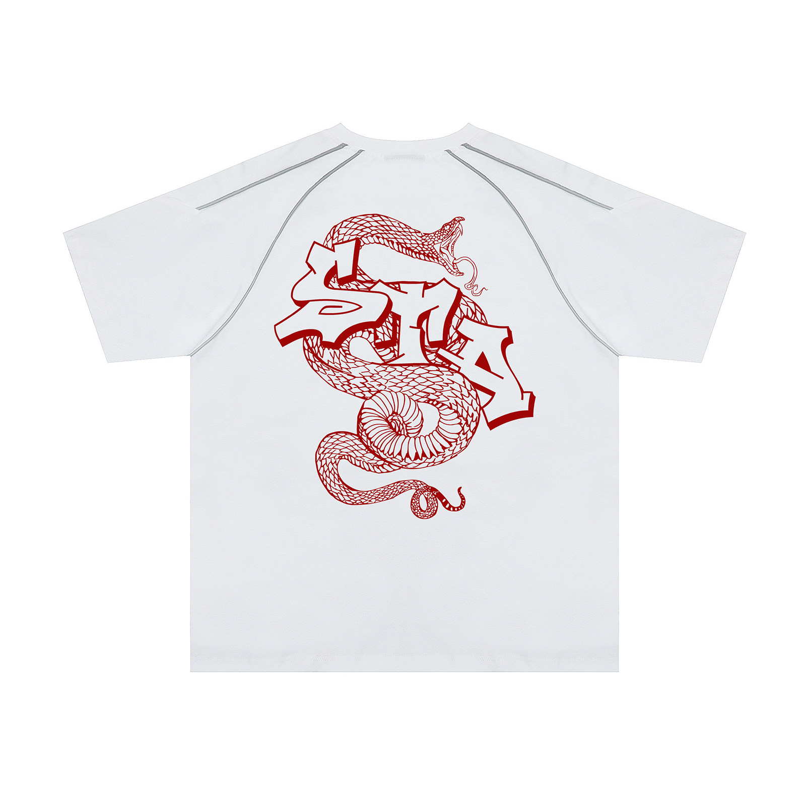 国潮中国风印花短袖T恤男女夏款