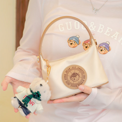 GUOOBEAR新款饺子包单肩斜跨包