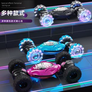 德国专供手势感应扭变车带喷雾充电遥控车灯光音乐儿童攀爬车