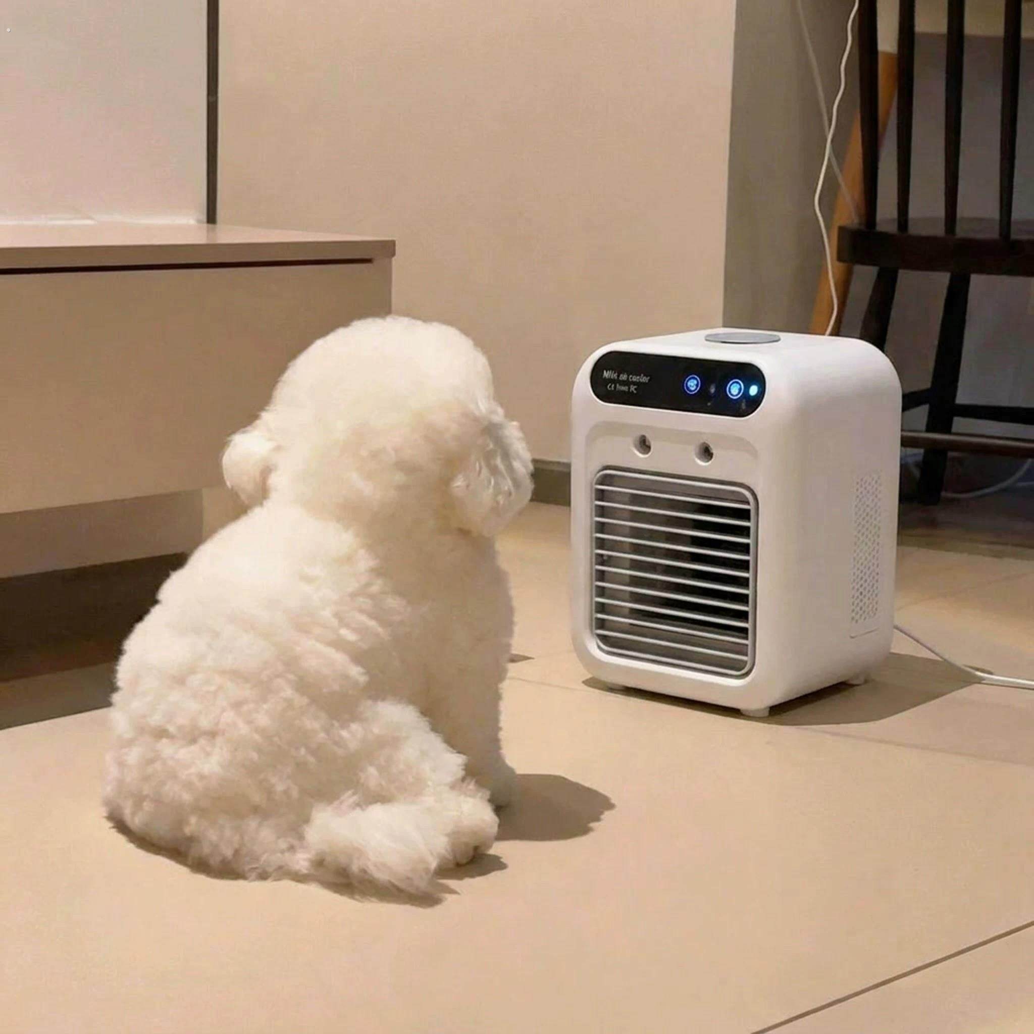 宠物空调小型迷你制冷风扇猫咪狗狗专用夏季降温神器散热防中暑