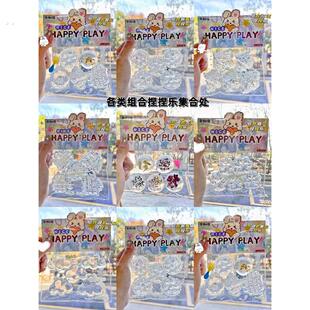 透明猫爪捏捏乐大福树莓塔奶油条解压玩具适合14岁以上