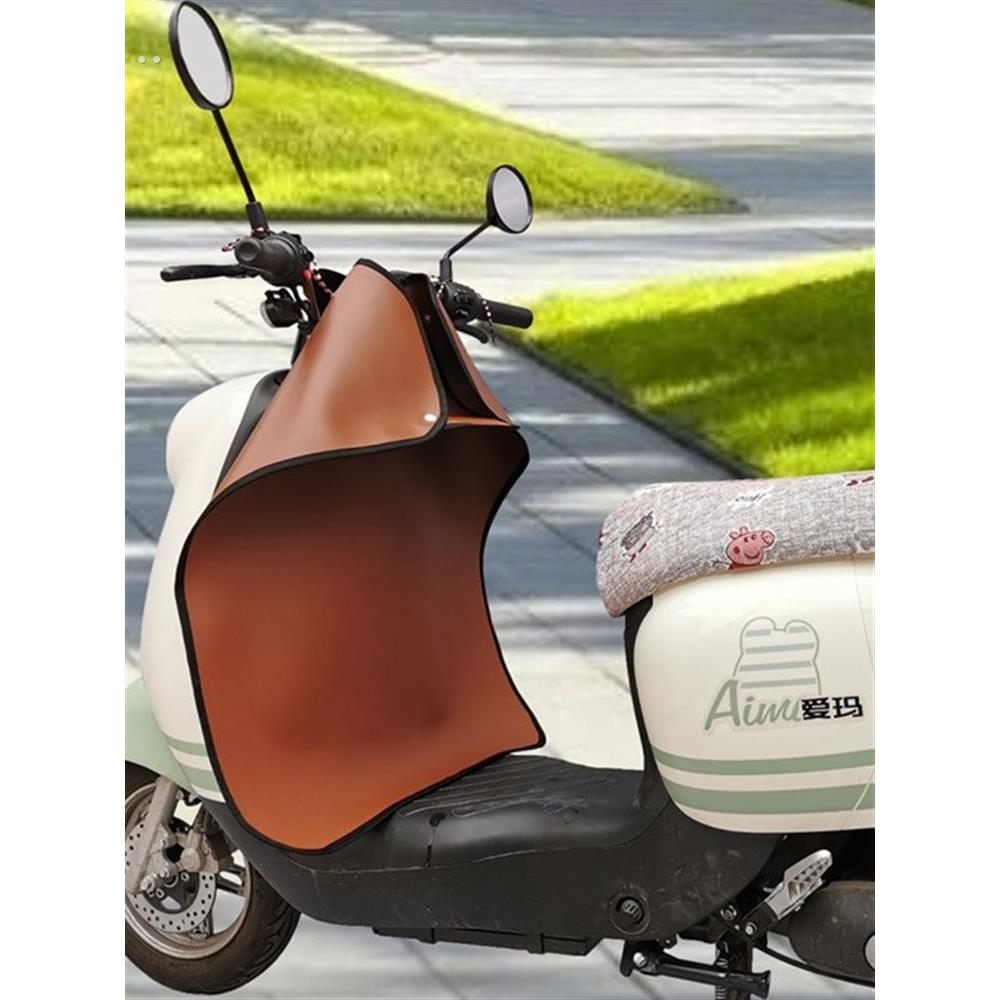 电动车前挡风板前保险杠通用下挡泥板踏板摩托车保暖护腿挡风泡沫