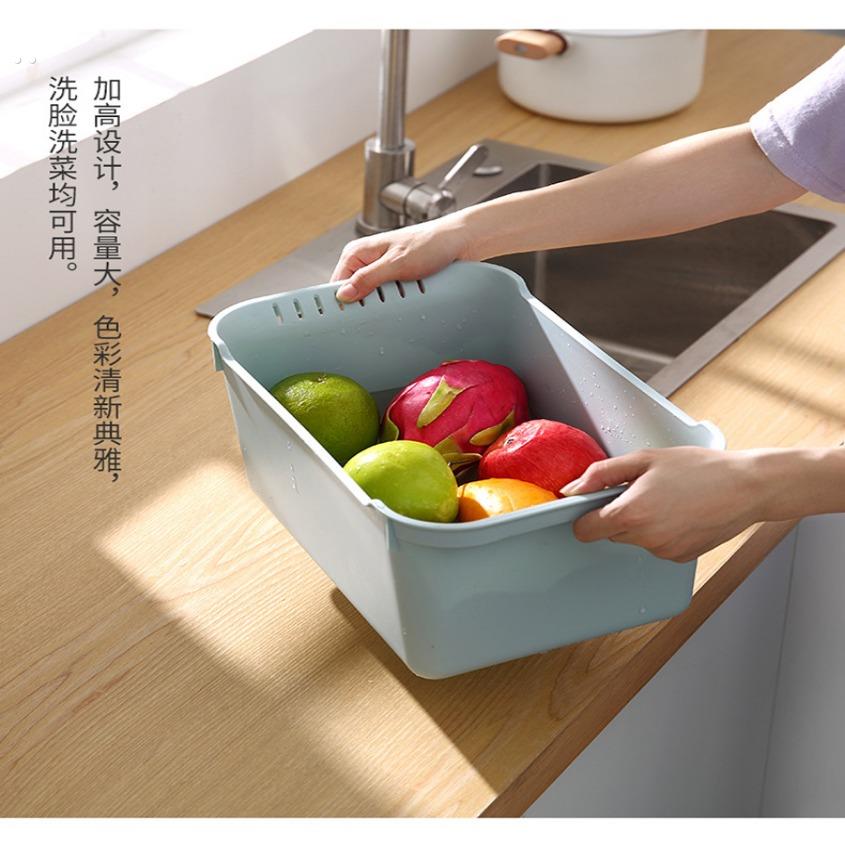 大小号脸盆长方形塑料猫砂盆洗衣服盆加厚耐摔家用学生宿舍储水盆