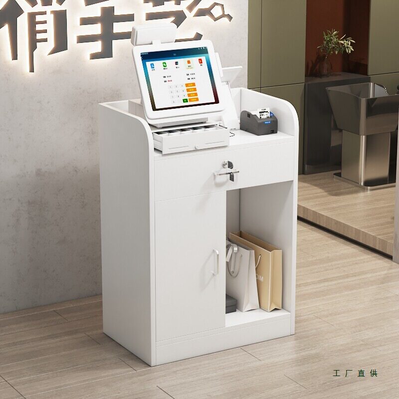 简约小型店铺收银台定制