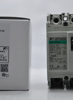 富士漏电断路器EW100EAG 3P30MA 75A 漏电开关 -3P075B -3P075K