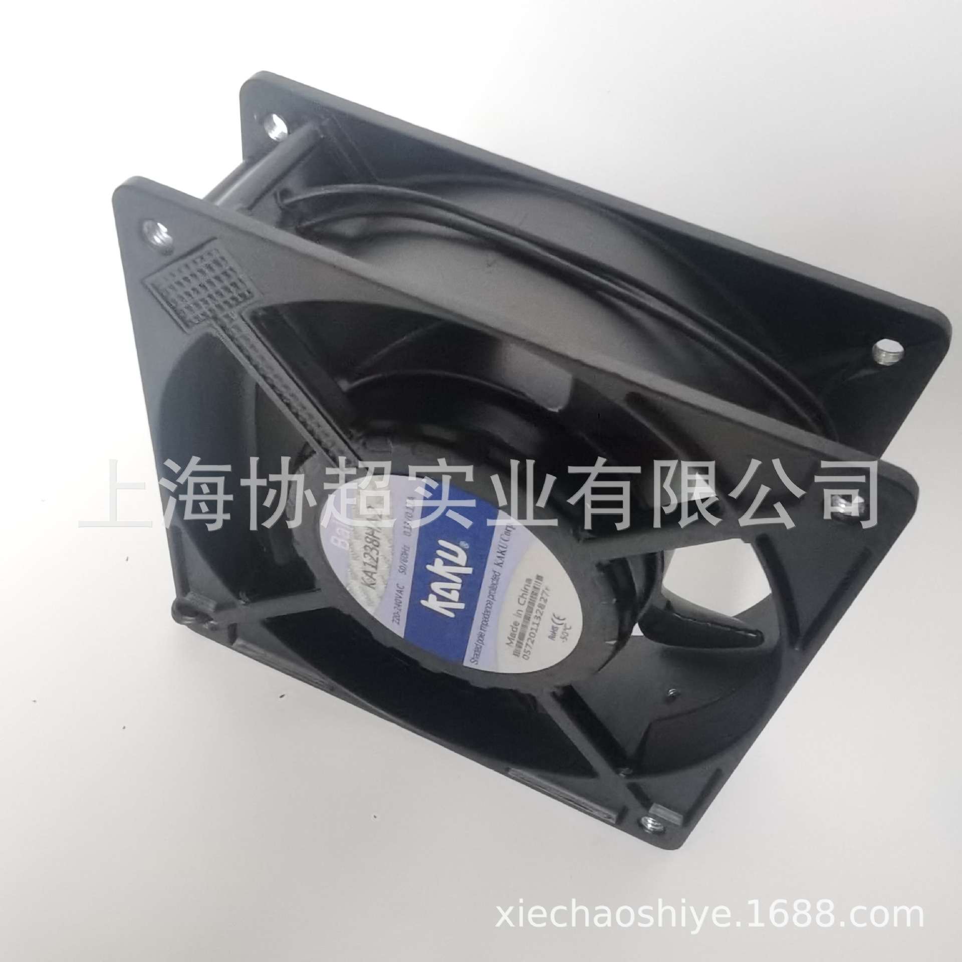 KAKU卡固风机KA1238HA2BML引线式12038 220V镁铝合金高温防水风扇