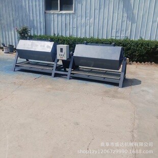 现货200升小型六角滚筒研磨机五金配件去油除锈机塑料颗粒光饰机