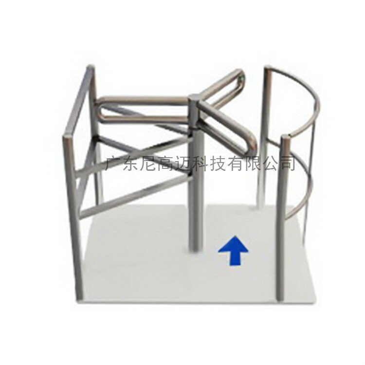 达州车站出口旋转门不锈钢转闸可移动单向门通道禁行器半高单限门