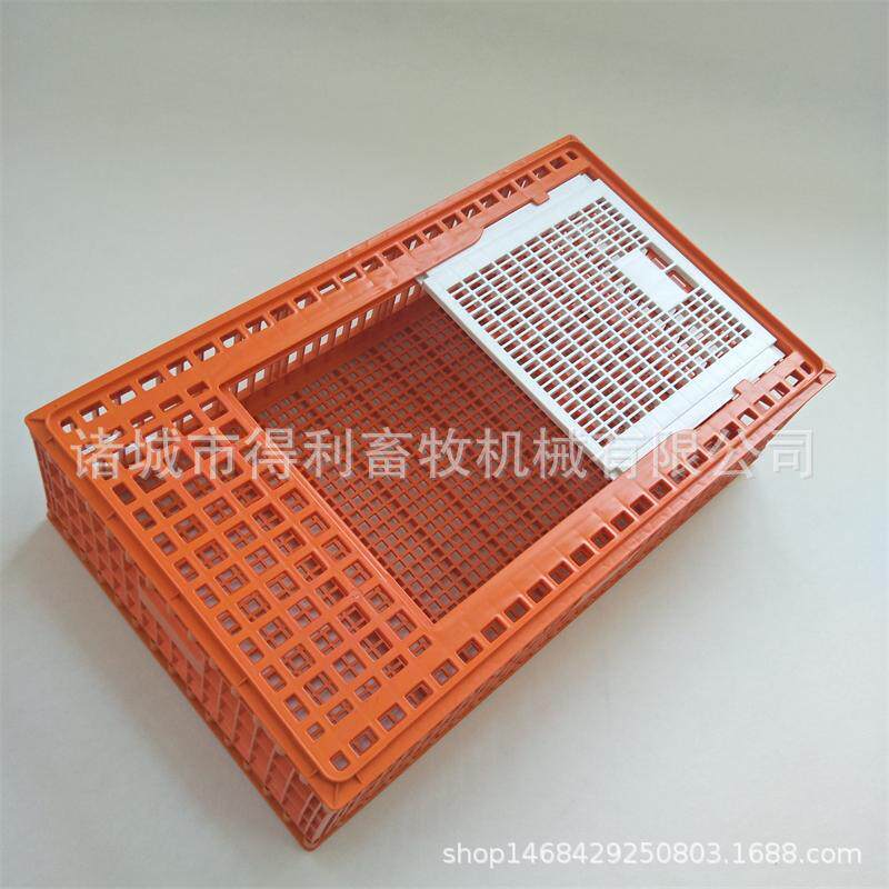 塑料鸡笼子大量批发家禽周转筐鸡鸭鹅塑料笼子鸡用运输笼现货优惠