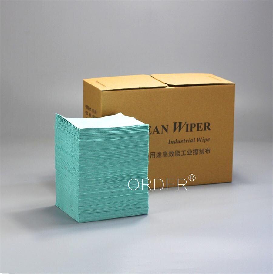 ORDER 工业表面清洁专用折叠式盒装擦拭纸 吸油吸水无尘擦拭布