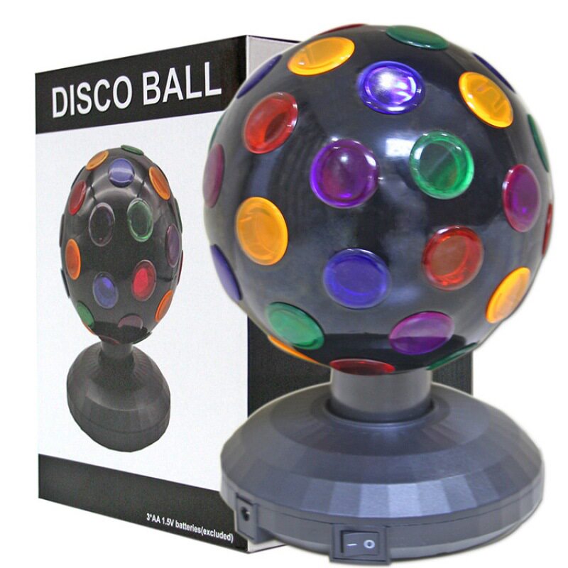 魔球灯LED迪斯科夜灯七彩Disco360度旋转氛围灯光酒吧蹦迪粉色