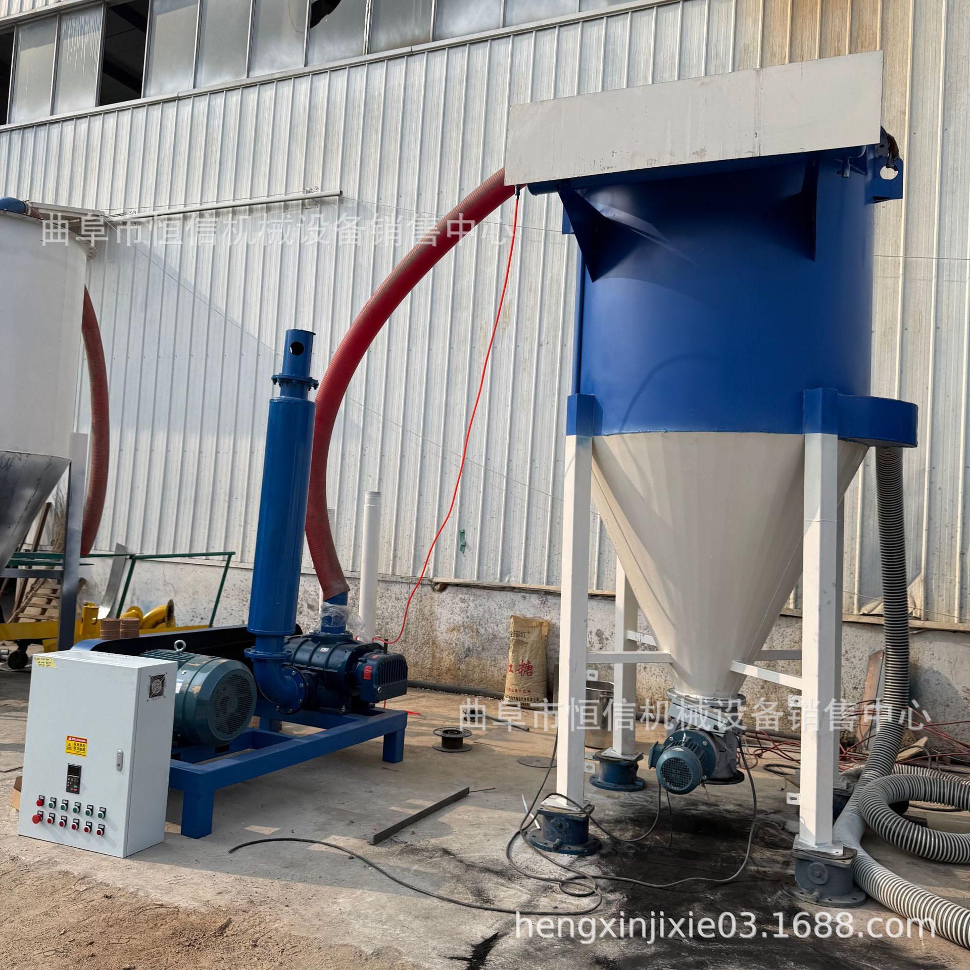 钢厂钢砂铁砂气力吸沙机吨包