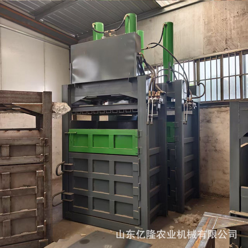 生活垃圾纸箱液压打包机 油漆桶易拉罐压缩机金属编织袋压块机
