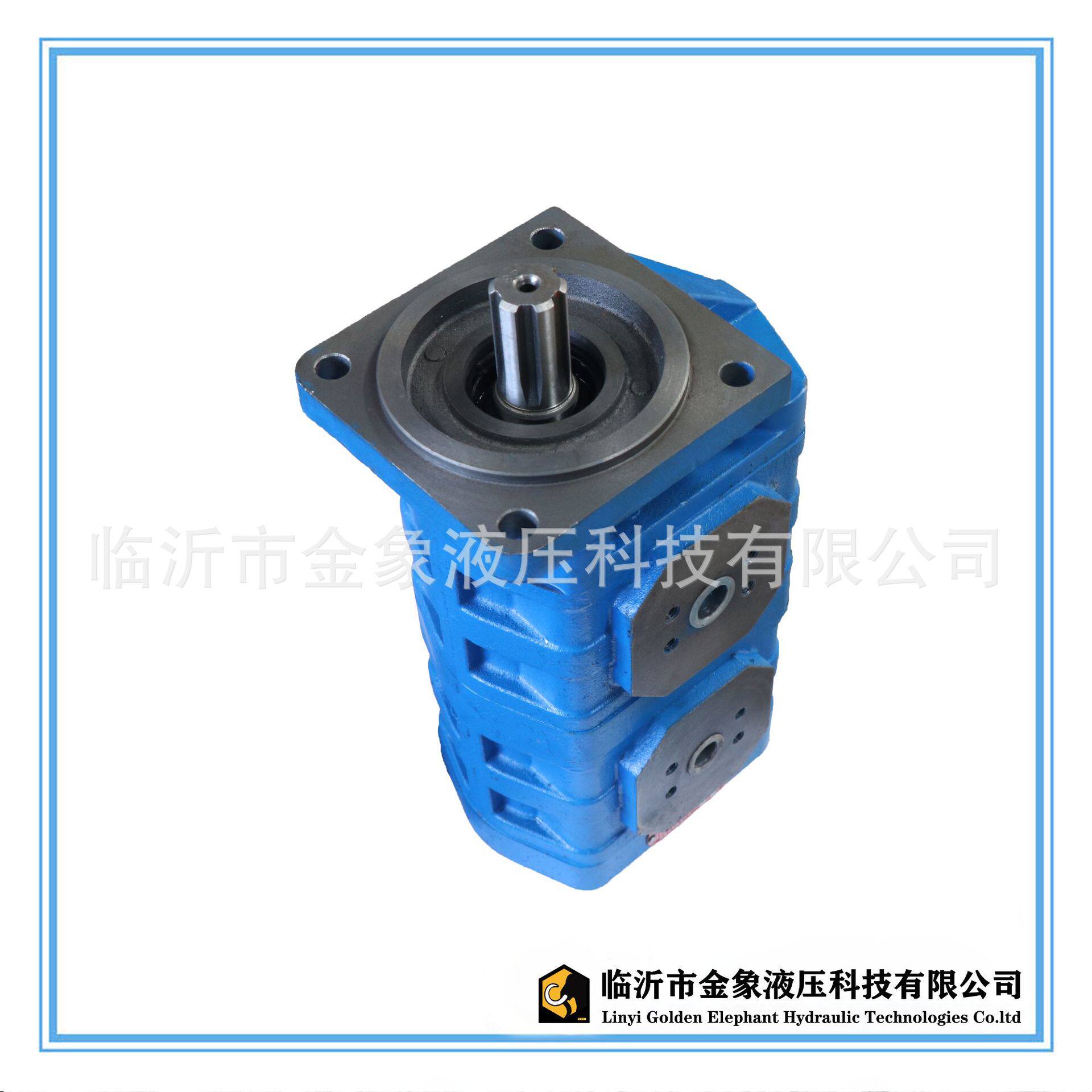 液压齿轮泵油泵装载机钻机转向泵渔船增压泵工程机械泵CBGJ双联泵