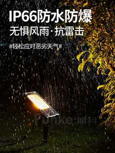 ?黄色灯光户外防水照树灯投光灯景观灯建筑暖光外墙灯黄光探照射