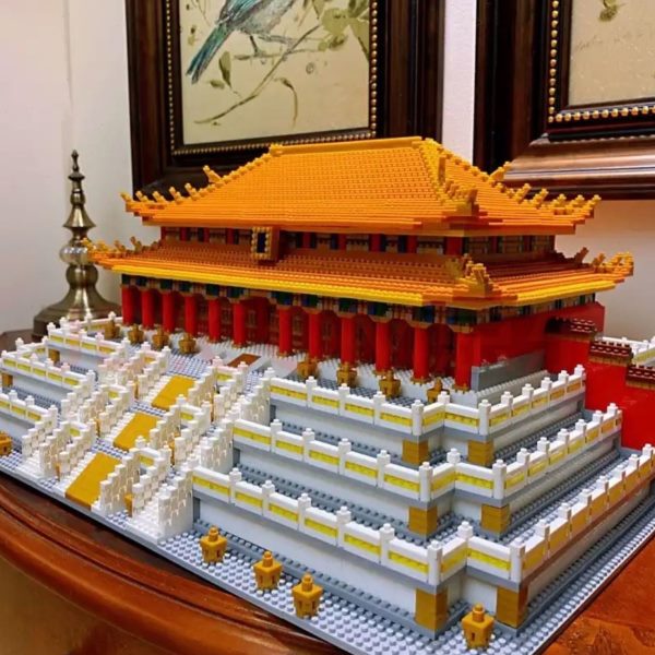狱级地高难度积木高难度拼装黑科技古建筑模型二高难度十级立体