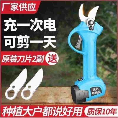德日进口进口电动修枝剪刀强力充电式粗枝果树剪无线锂电多功