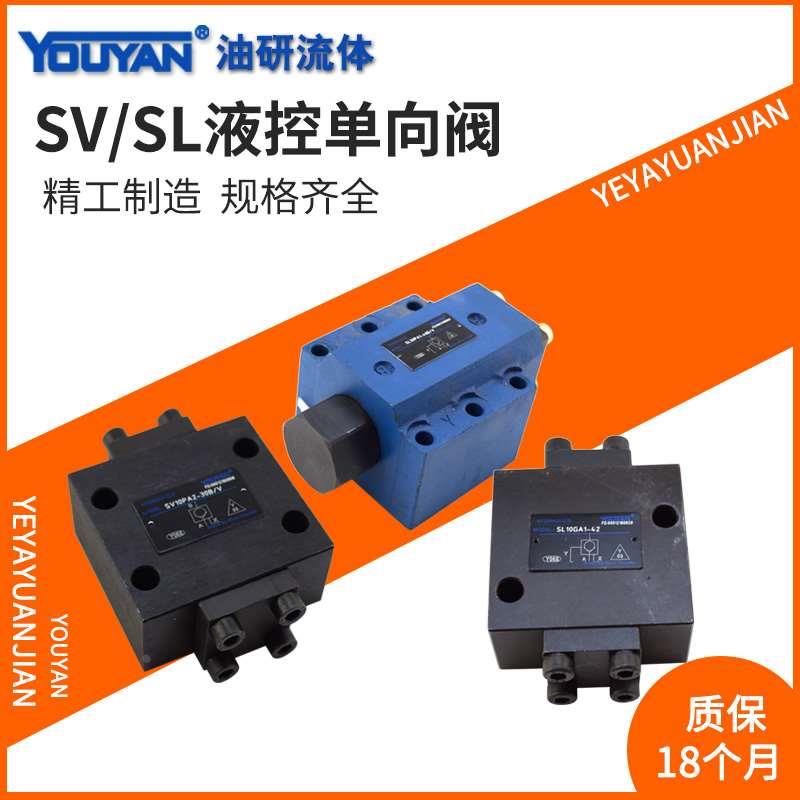 SV20PA SV30PB液压SL20PB SL10PA4X液控SL30PB单向阀SV10PA1-30B