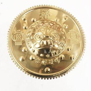 中式老式大门虎头门环不锈钢钛金狮头金黄兽头农村庭院门铁门木门