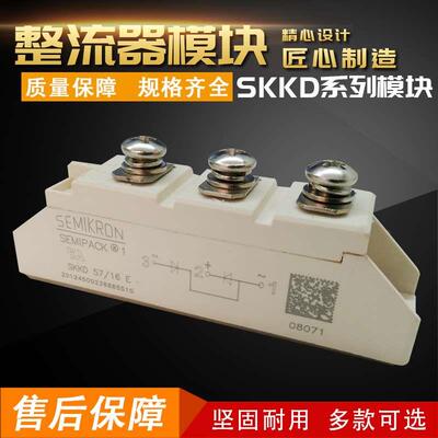 可控硅模块整流器桥堆SKKD 27 42 57 92 132 162 253 106/16E