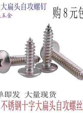 M3M4M5M6mm 304不锈钢大扁头自攻螺丝钉 蘑菇头*8X16X20X25X35X60