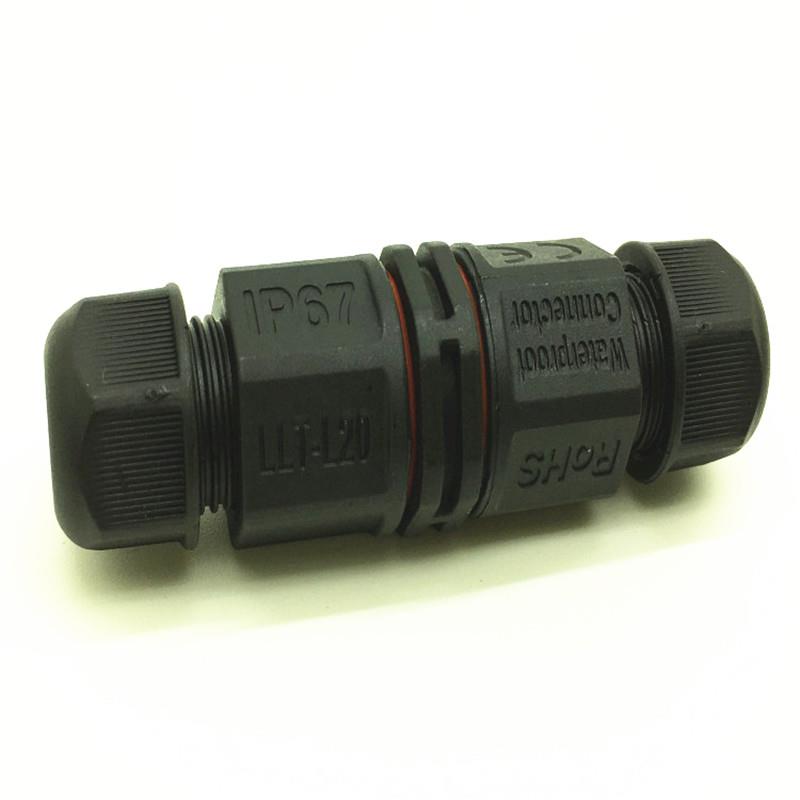 LLT利路通L20-2芯/3芯4芯户外电源转换连接防水连接器电源线接头