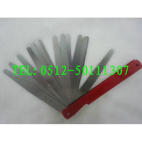 薄片塞尺 不锈钢塞规 间隙片 厚薄规18片 0.01-1.0mm 长100mm