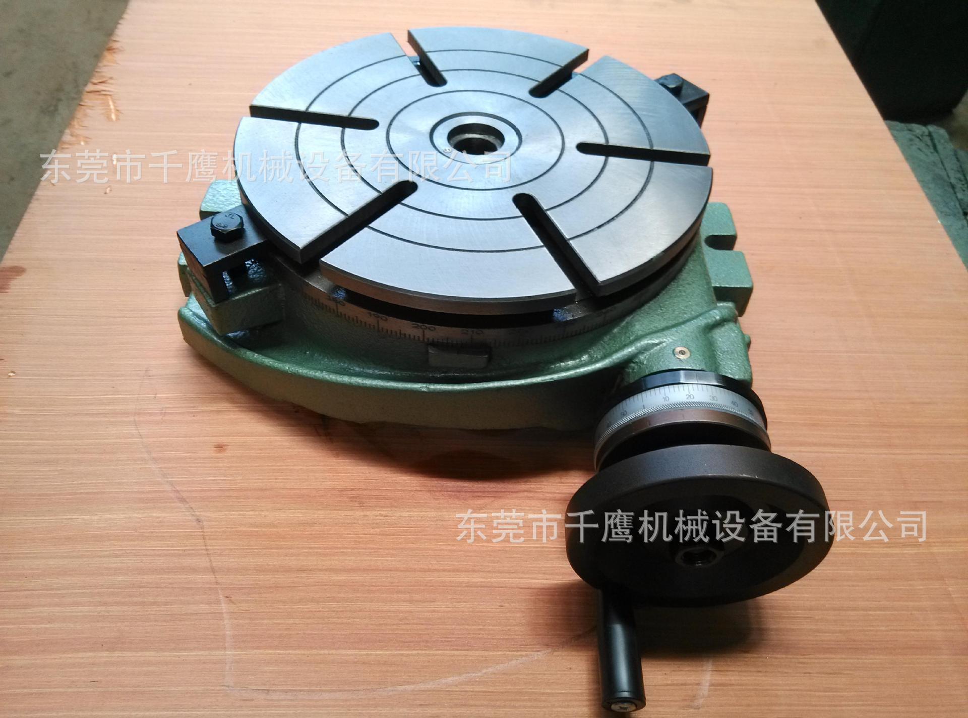 铣床回转分度盘TS250A回转工作台卧式分度盘 铣床工作台10寸转盘