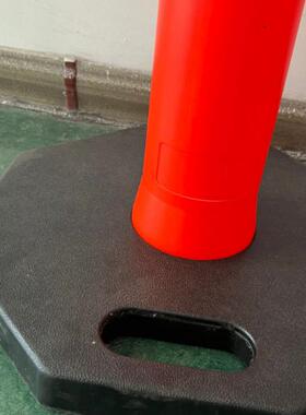 警示柱供应123CM高道口标交通加厚防水橡胶橡塑道口标