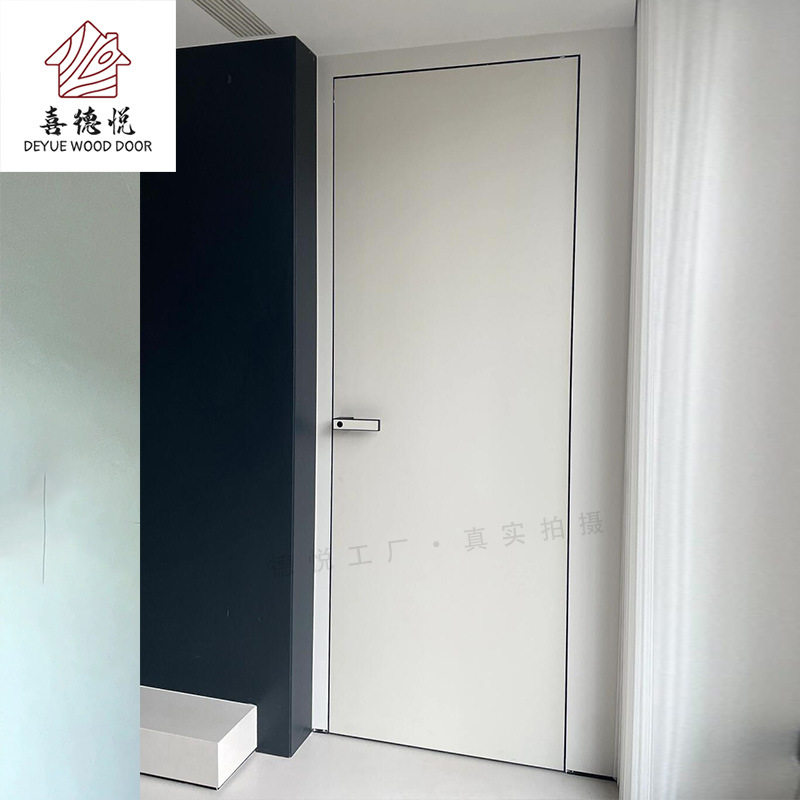 南京实木无框隐形门暗门烤漆门整套生态木门源头工厂