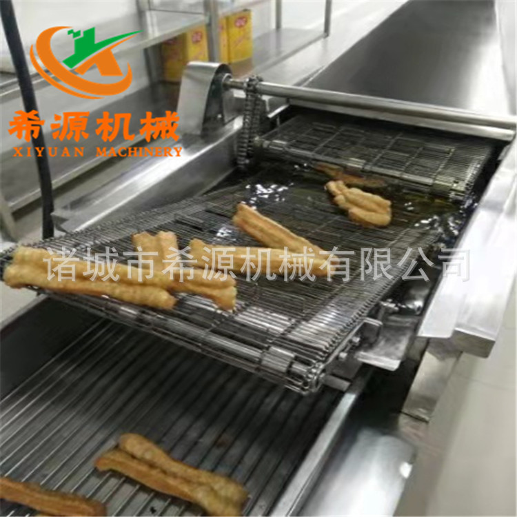 希源全自动电加热油炸机流水线